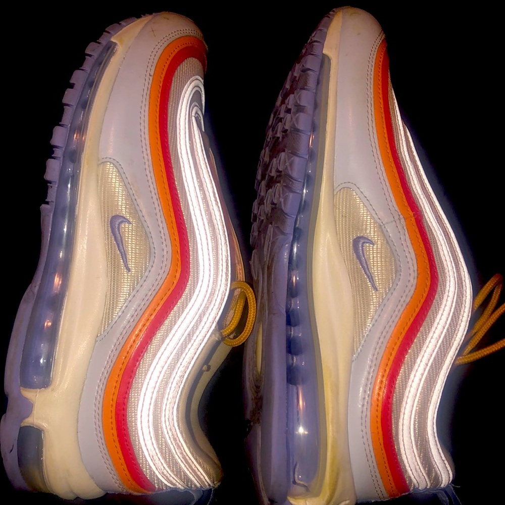 Multi colored nike air maxes
